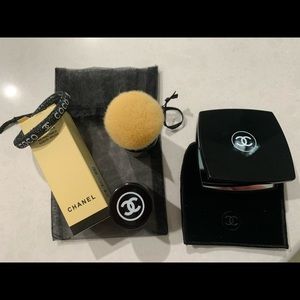 CHANEL Double Mirror, Kabuki Brush and Hair Tie